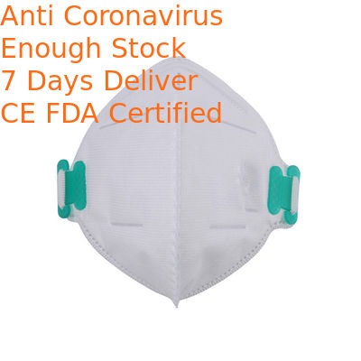 Durable Foldable FFP2 Mask Fluid / Flame Resistant No Exposed Metal Component