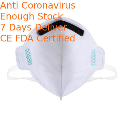 Durable Foldable FFP2 Mask Fluid / Flame Resistant No Exposed Metal Component