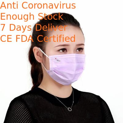 House Cleaning Disposable Face Mask Good Skin Tolerance With Flexible Nose Bar