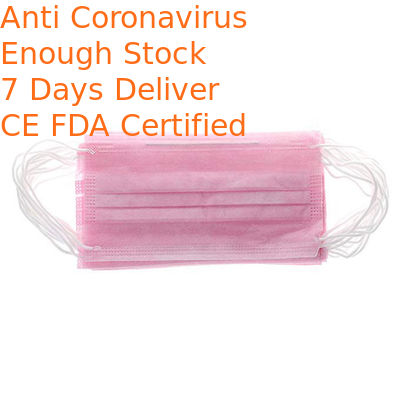 House Cleaning Disposable Face Mask Good Skin Tolerance With Flexible Nose Bar