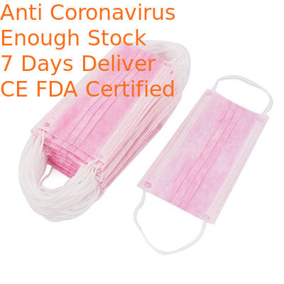 House Cleaning Disposable Face Mask Good Skin Tolerance With Flexible Nose Bar