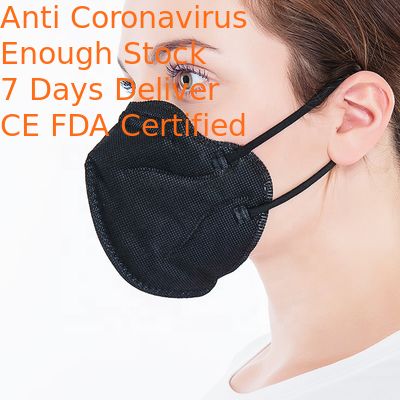5 Layers Dust Protection Mask , Ffp Dust Mask With Elastic Earloop / Adjustable nosepiece