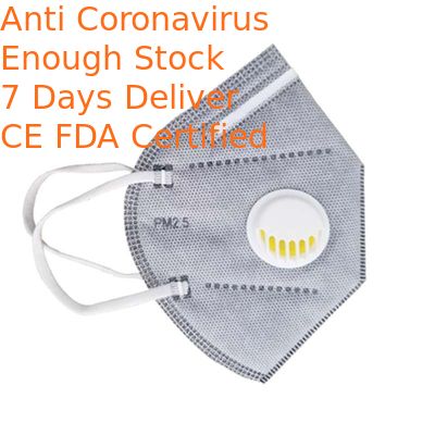 Outdoor Foldable Ffp2 Mask Three Layers Protection Filtration Bacterial