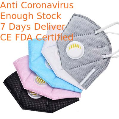 Outdoor Foldable Ffp2 Mask Three Layers Protection Filtration Bacterial