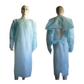 Breathable 처분할 수 있는 플라스틱 가운, 반대로 혈액 처분할 수 있는 의학 의류