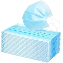 중국 파란 색깔 처분할 수 있는 가면 무게 25 + 25 + 25gsm 호흡 보호 공장